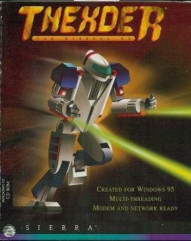Pochette Thexder version PC MS-DOS