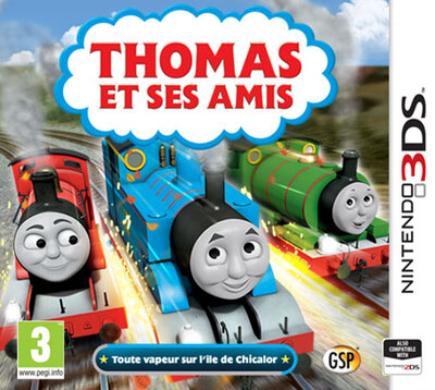 Pochette Thomas et ses amis - Toute vapeur sur l'île de Chicalor version 3DS