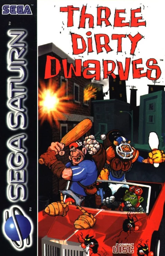 Pochette Three Dirty Dwarves version Saturn