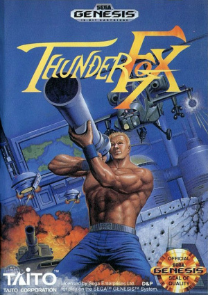 Pochette Thunder Fox version Megadrive