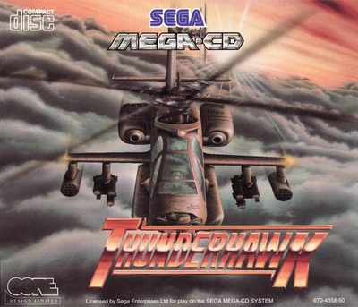 Pochette Thunderhawk version Mega-CD