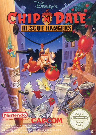 Pochette Tic et Tac : Les rangers du risque version NES