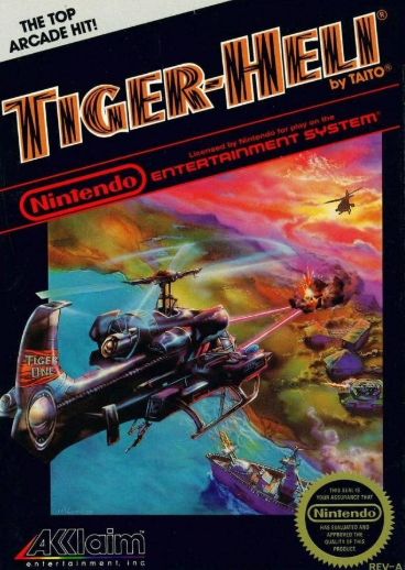 Pochette Tiger-Heli version NES