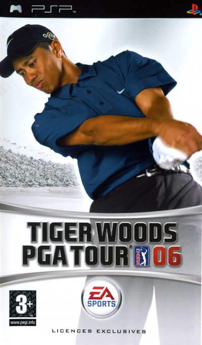 Pochette Tiger Woods PGA Tour 06 version PSP