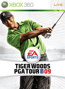Pochette Tiger Woods PGA Tour 09 version Xbox 360