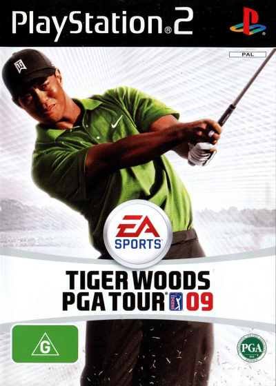 Pochette Tiger Woods PGA Tour 09 version PlayStation 2