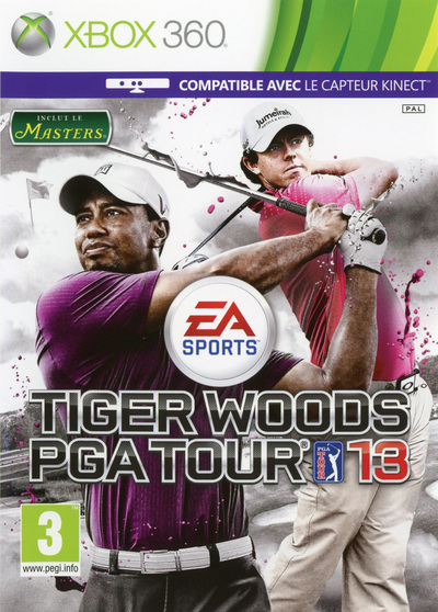 Pochette Tiger Woods PGA Tour 13 version Xbox 360