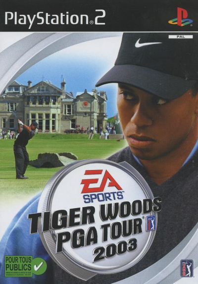 Pochette Tiger Woods PGA Tour 2003 version PlayStation 2