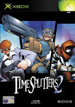 Pochette Time Splitters 2 version Xbox