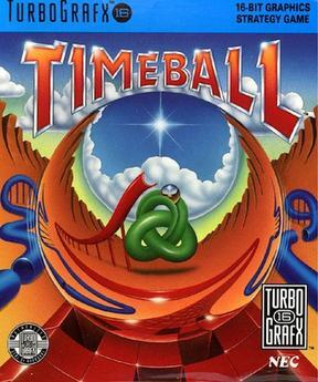 Pochette Timeball version PC-Engine