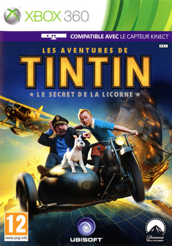 Pochette Tintin : le Secret de la Licorne version Xbox 360