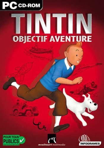 Pochette Tintin Objectif Aventure version PC Windows