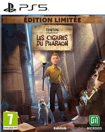 Pochette Tintin Reporter - Les cigares du Pharaon version PlayStation 5
