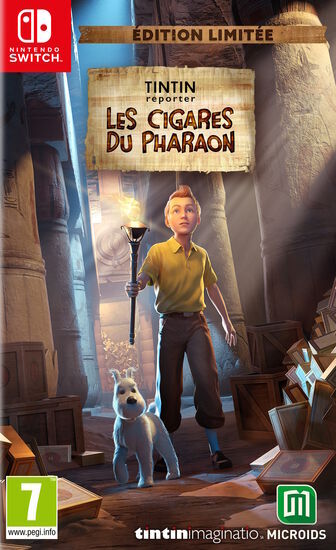 Pochette Tintin Reporter - Les cigares du Pharaon version Switch