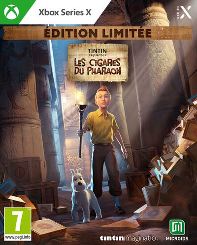 Pochette Tintin Reporter - Les cigares du Pharaon version Xbox Series X/S