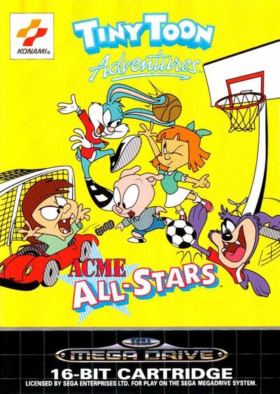 Pochette Tiny Toon Adventures : Acme All-Stars version Megadrive