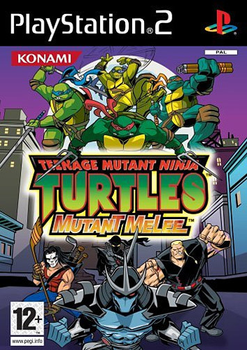 Pochette TMNT Mutant Melee version PlayStation 2