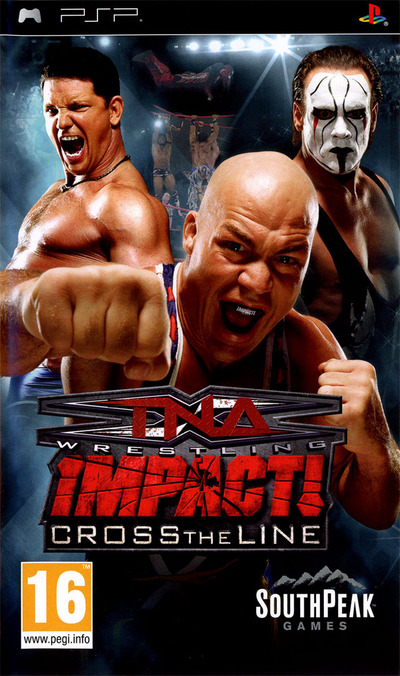 Pochette TNA iMPACT! Cross the Line version PSP