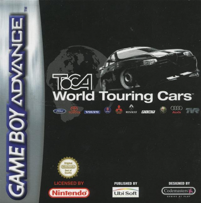 Pochette TOCA World Touring Cars version GameBoy Advance
