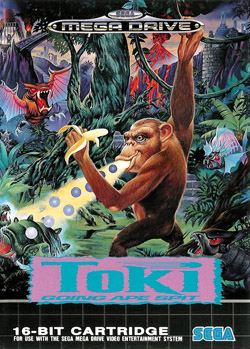 Pochette Toki version Megadrive