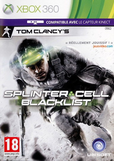 Pochette Tom Clancy's Splinter Cell : Blacklist version Xbox 360