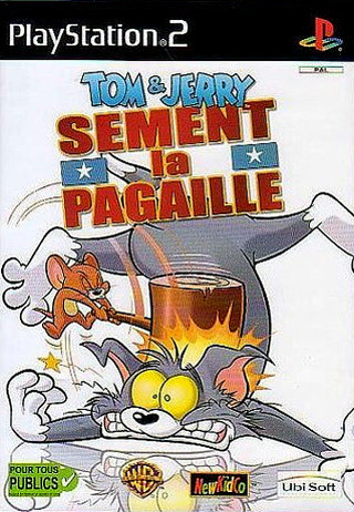 Pochette Tom & Jerry sèment la pagaille version PlayStation 2