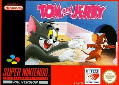 Pochette Tom & Jerry version Super Nintendo