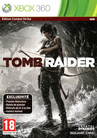 Pochette Tomb Raider version Xbox 360