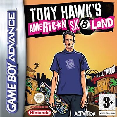 Pochette Tony Hawk's American SK8Land version GameBoy Advance