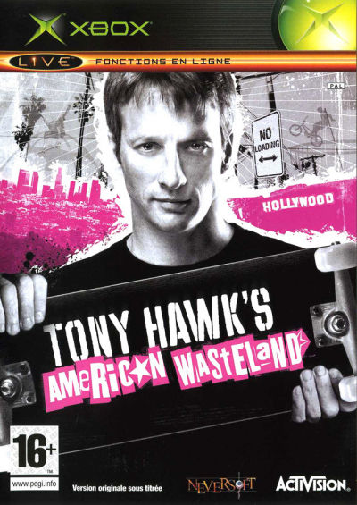 Pochette Tony Hawk's American Wasteland version Xbox