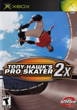 Pochette Tony Hawk's Pro Skater 2x version Xbox