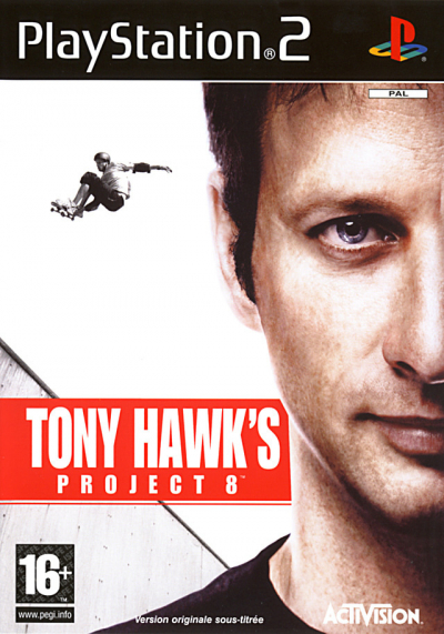 Pochette Tony Hawk's Project 8 version PlayStation 2
