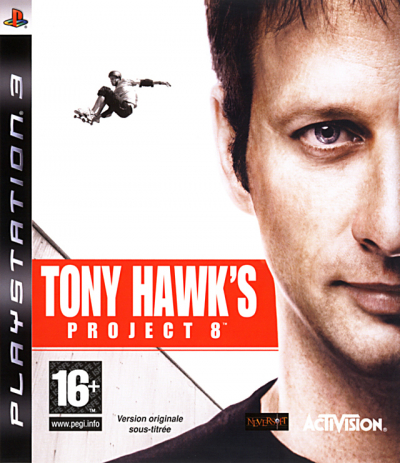 Pochette Tony Hawk's Project 8 version PlayStation 3