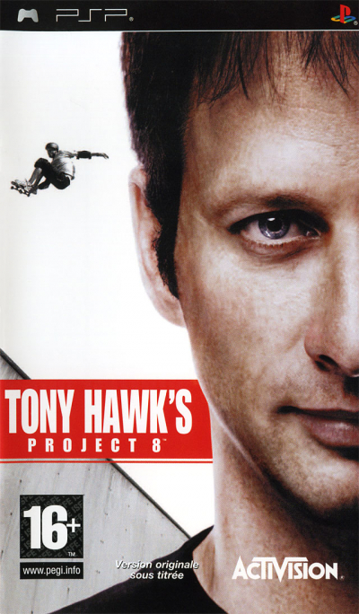 Pochette Tony Hawk's Project 8 version PSP