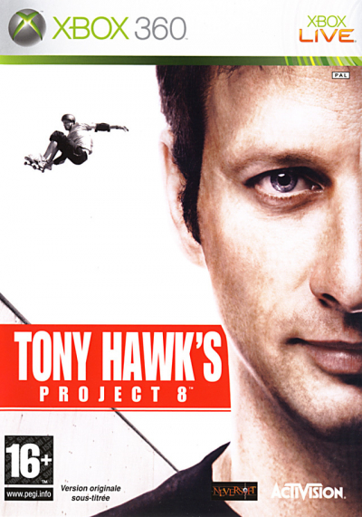 Pochette Tony Hawk's Project 8 version Xbox 360