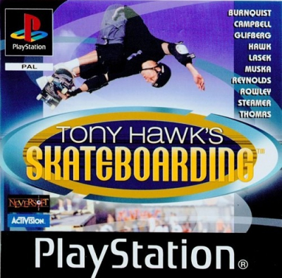 Pochette Tony Hawk's Skateboarding version PlayStation