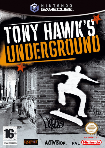 Pochette Tony Hawk's Underground version GameCube