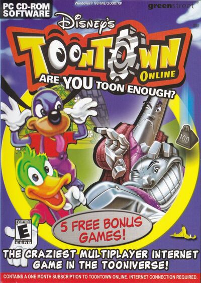Pochette Toontown Online version PC Windows