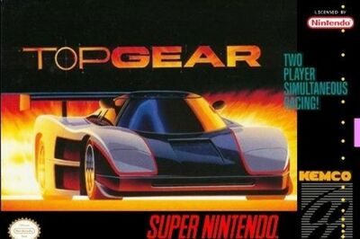 Pochette Top Gear version Super Nintendo