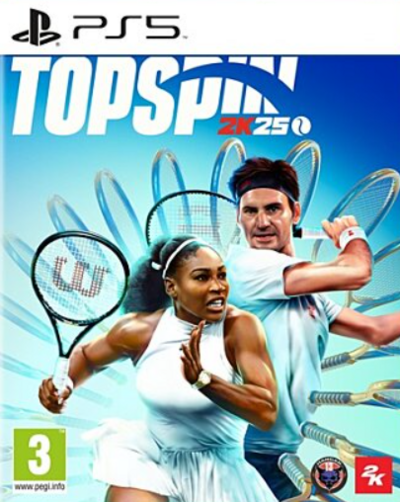 Pochette Top Spin 2K25 version PlayStation 5