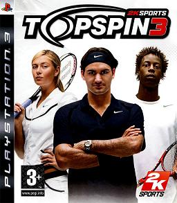 Pochette Top Spin 3 version PlayStation 3