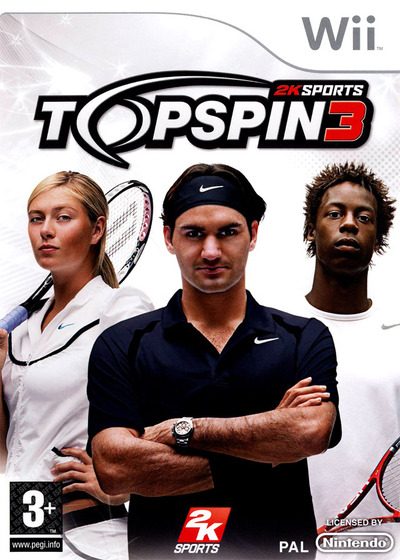 Pochette Top Spin 3 version Wii