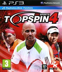 Pochette Top Spin 4 version PlayStation 3