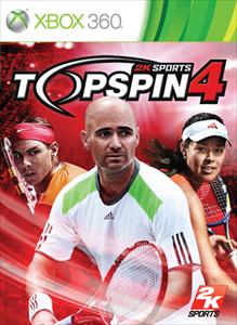 Pochette Top Spin 4 version Xbox 360