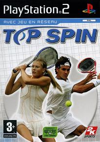 Pochette Top Spin version PlayStation 2