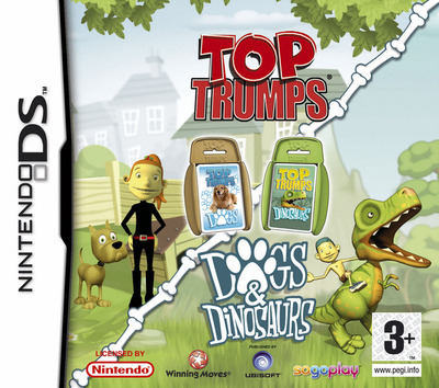 Pochette Top Trumps Adventures - Vol.2 : Dogs and Dinosaurs version DS