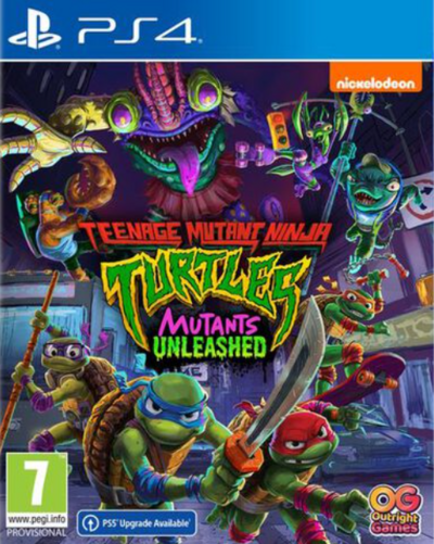 Pochette Tortues Ninja : Les Mutants se Déchaînent version PlayStation 4