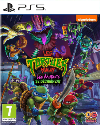 Pochette Tortues Ninja : Les Mutants se Déchaînent version PlayStation 5