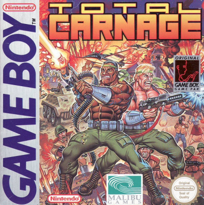 Pochette Total Carnage version GameBoy/Color