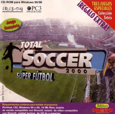 Pochette Total Soccer 2000 version PC Windows